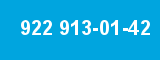 922 913-01-42